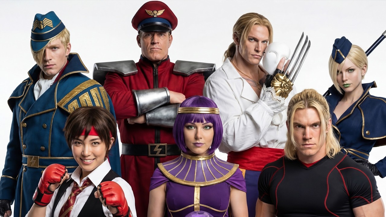 Персонажи Street Fighter V в реальной жизни