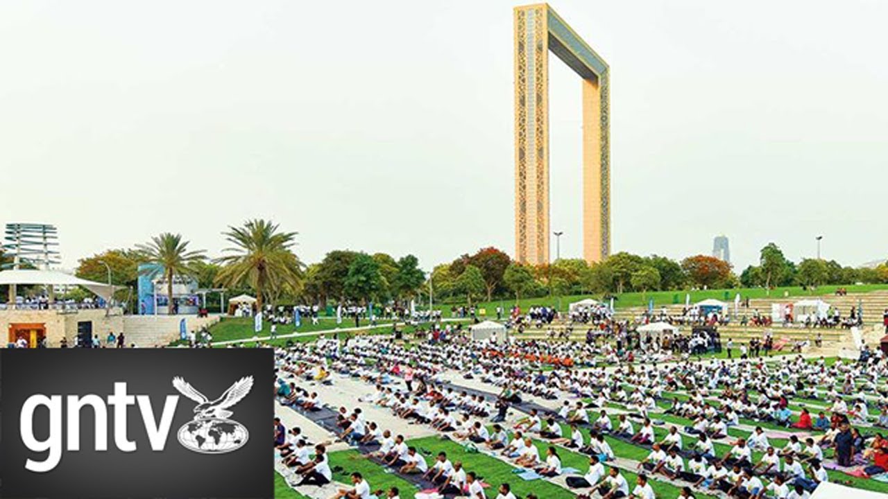 Dubai marks yoga day with mass participation