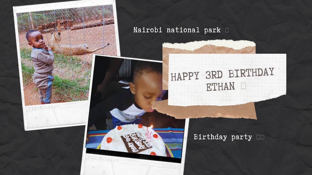 NAIROBI NATIONAL PARK BIRTHDAY TOUR🎂🦁 . BEST BIRTHDAY PARTY FOR A 3 YEAR OLD 🎊