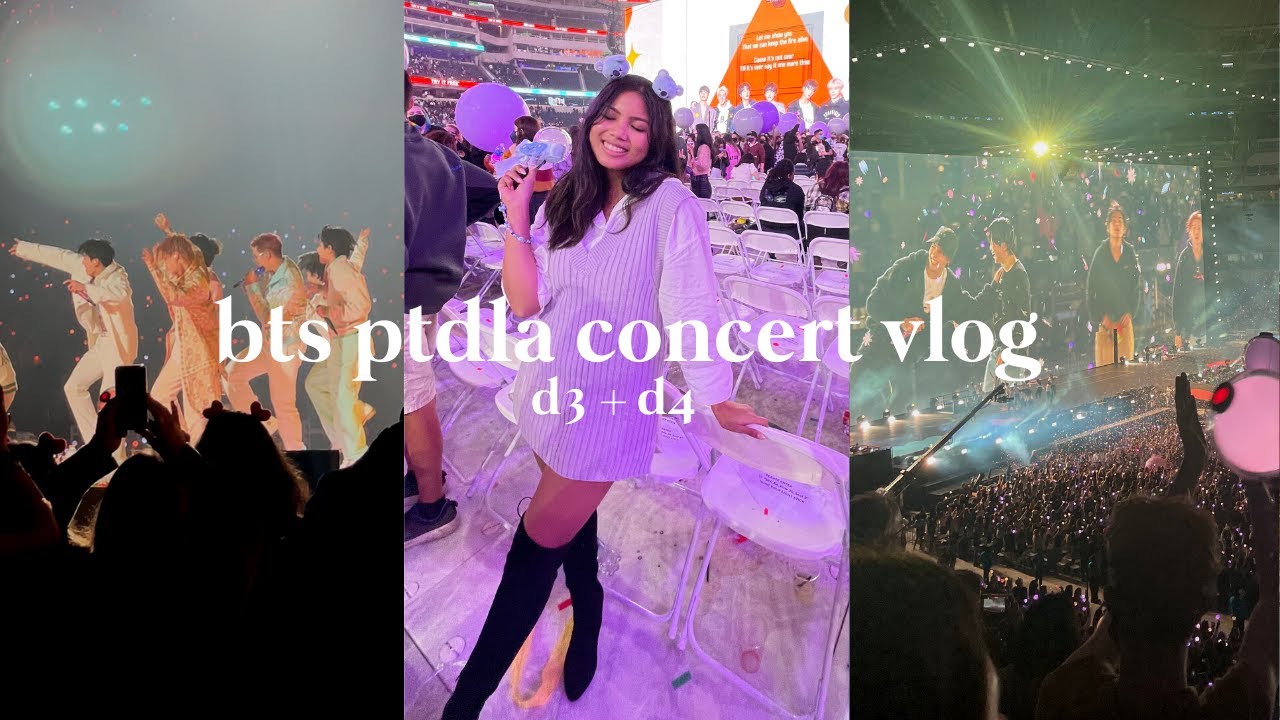 BTS making broke and depressed | ptdla concert *floor seat experience* + la vlog