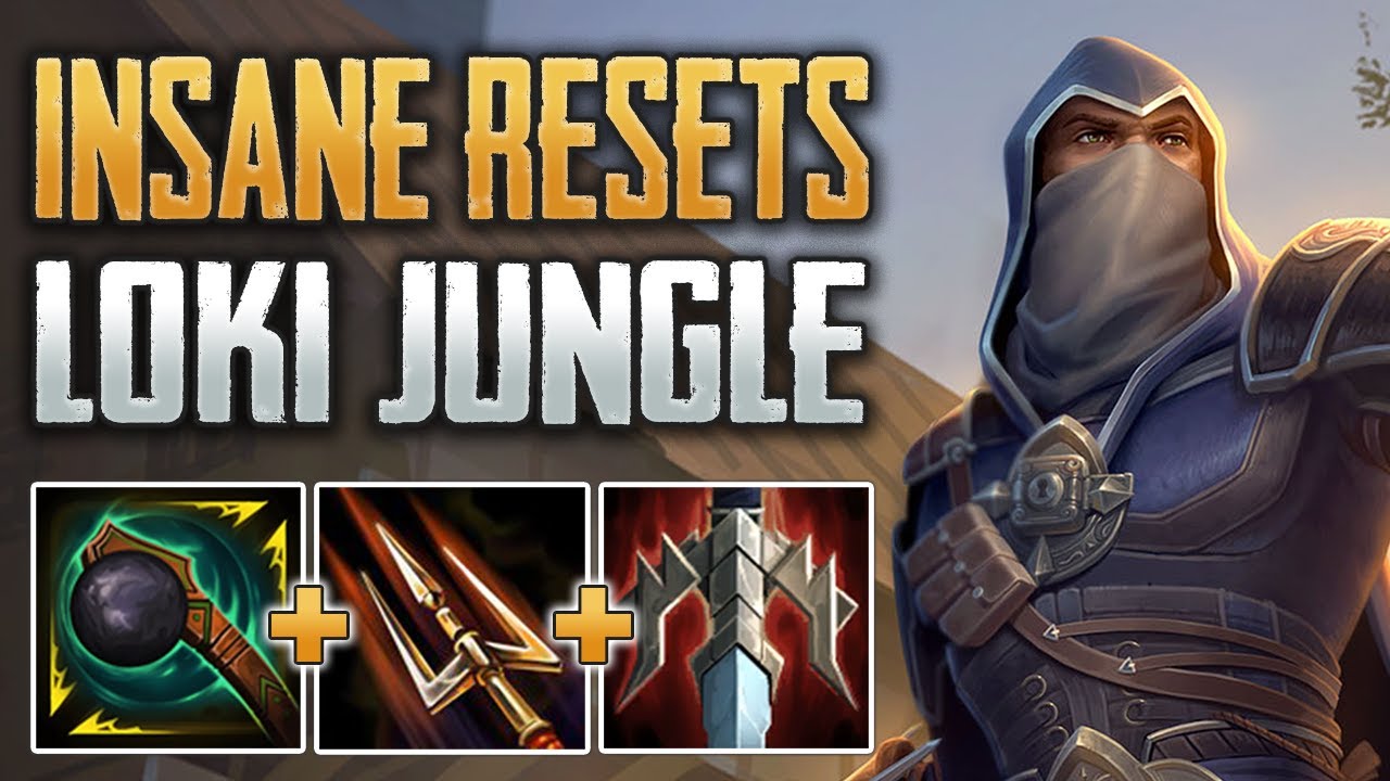 INSANE COOLDOWN RESETS! Loki Jungle Gameplay (SMITE Conquest)
