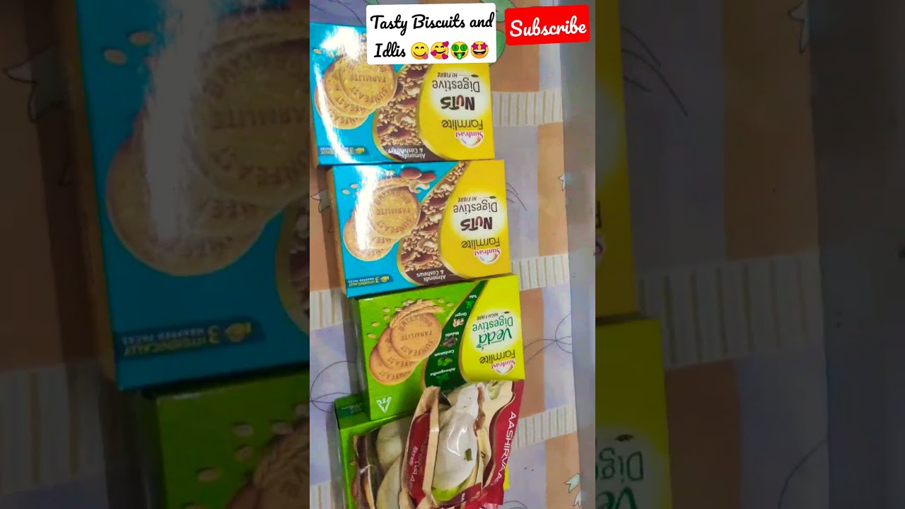 Yummy Digestive Biscuits and Idlis Unboxing from Amazon 😋🤑😍 #shorts