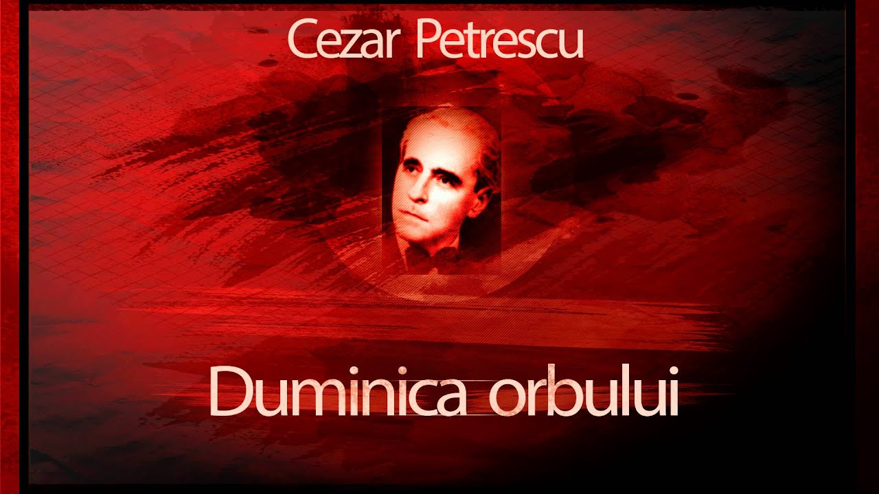 Cezar Petrescu - Duminica orbului (1986) #teatruaudio #teatruradiofonic #teatruonline #teatruvechi