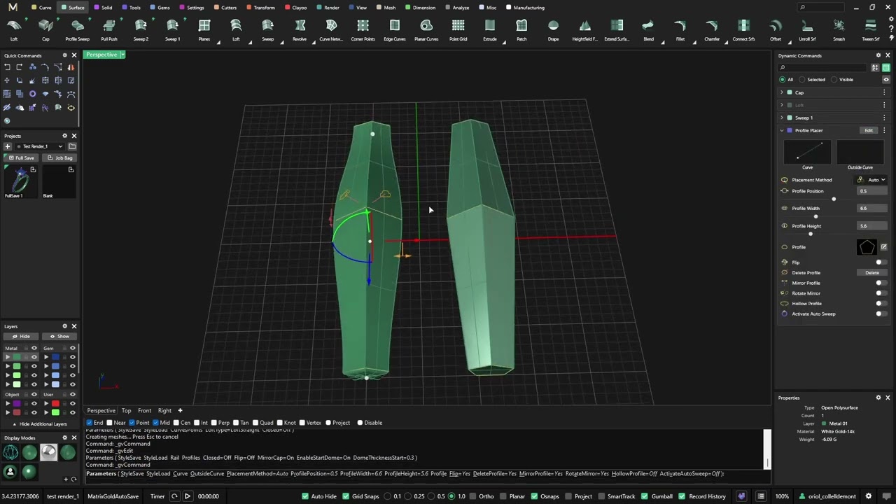 MatrixGold 3 &mdash; Dynamic Loft vs. Sweep