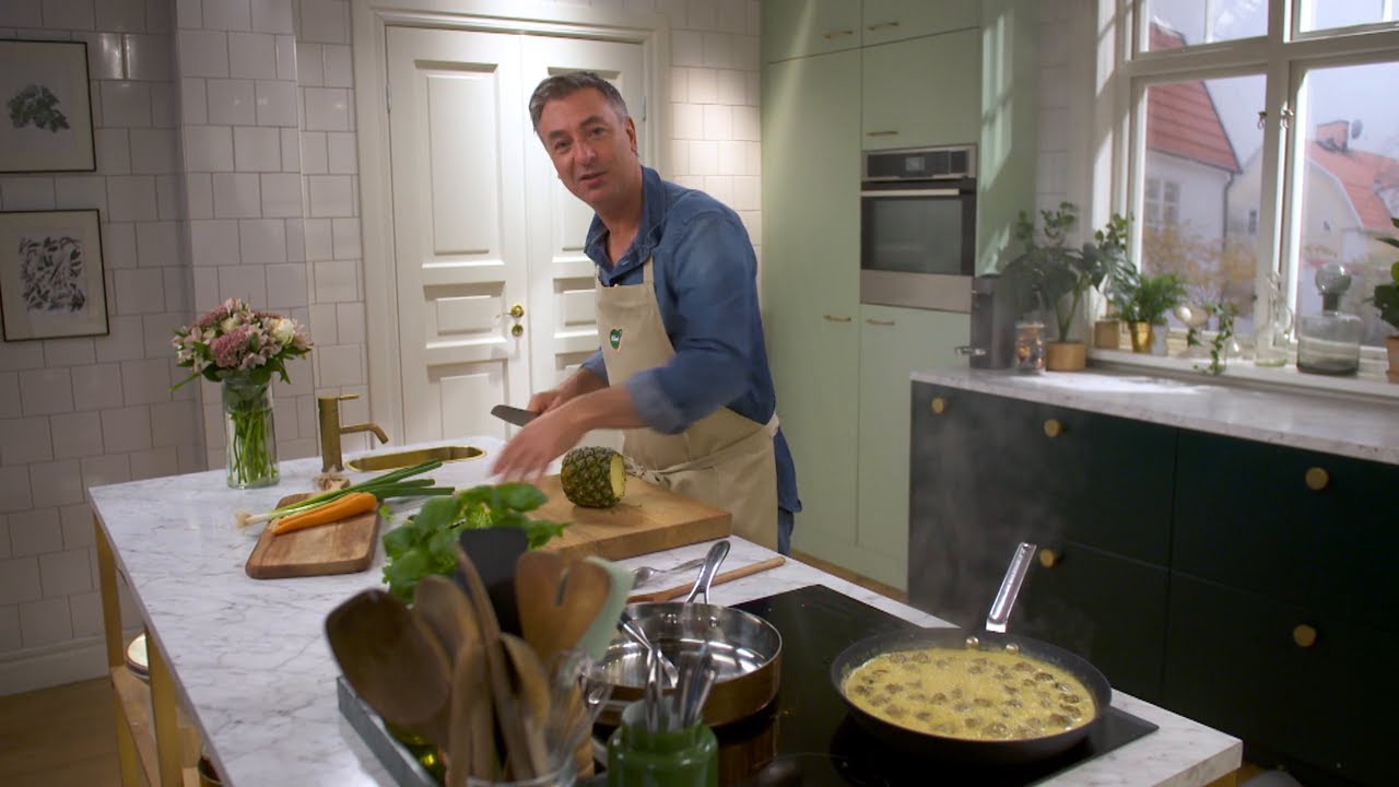Kökets middag: Köttbullar i kokoscurry - Köket