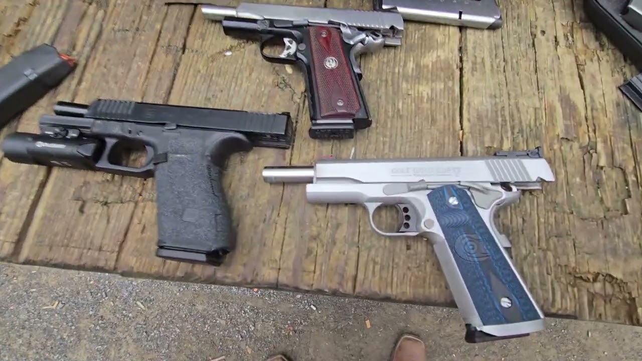 Glock 21 Gen 5 & SR1911 LW Commander