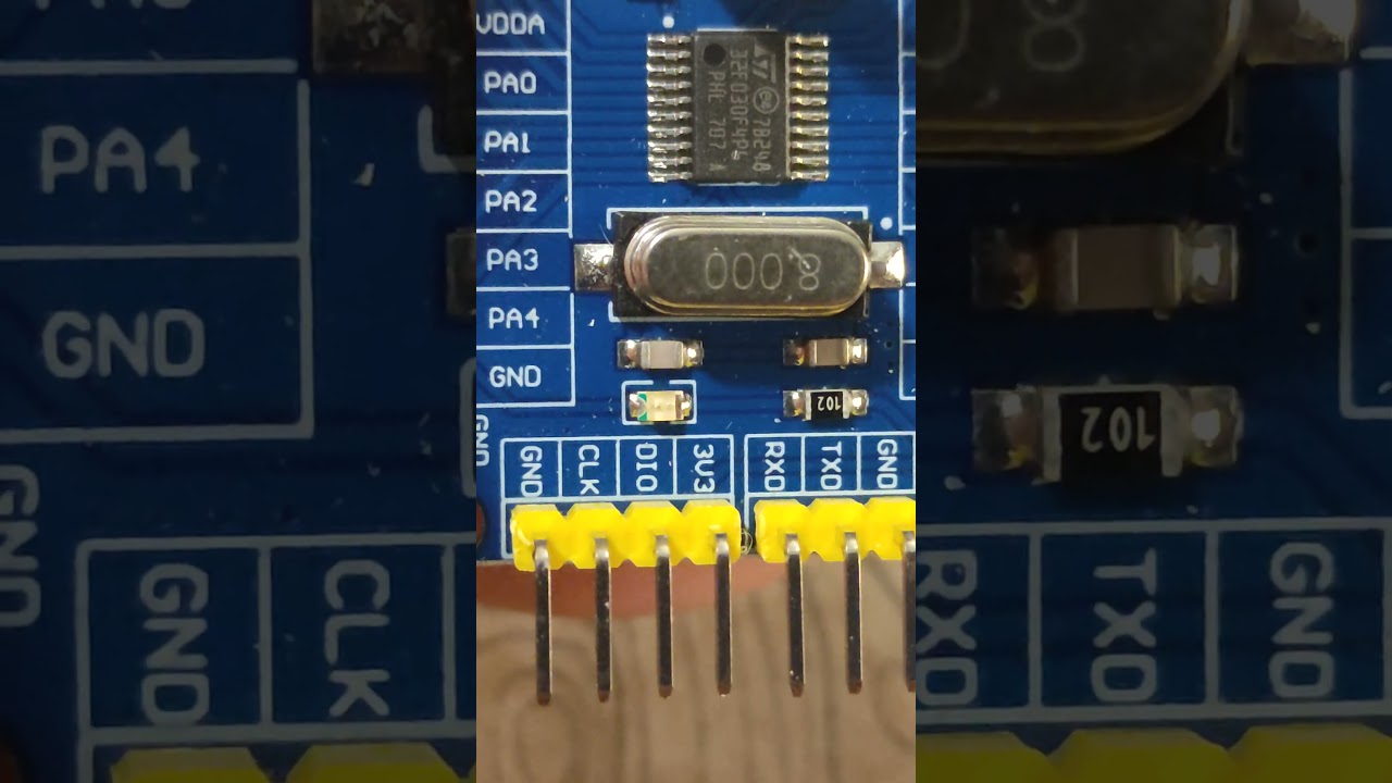 STM32F030 DEMO BOARD V1.1 21 октября 2025 г.