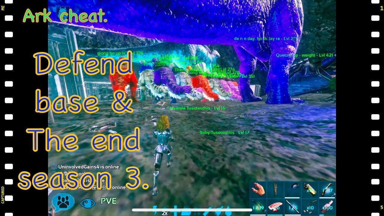 [Holly] || (Ark cheat) Defend  base & the end season 3. S3E38.