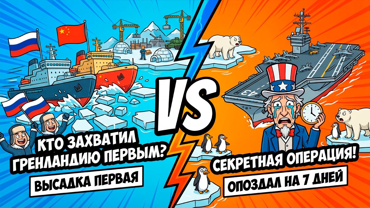 ЧТО ЕСЛИ РОССИЯ И КИТАЙ ВЫСАДИЛИСЬ В ГРЕНЛАНДИИ РАНЬШЕ США?