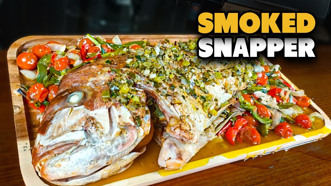 Whole Snapper on a BBQ