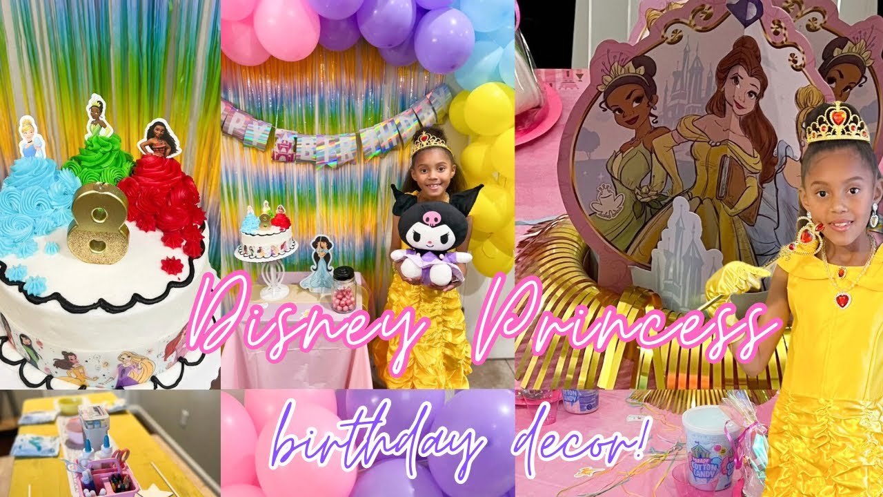 Подготовьтесь и украсьте волшебную вечеринку принцесс вместе со мной! ✨🎀👑 | Простой декор своими ...