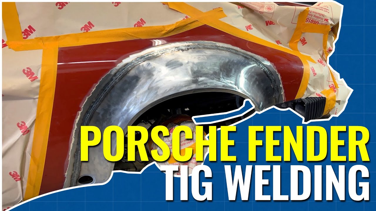 How To Install Custom Widened Porsche Fenders - TIG Welding Like a Pro! Eastwood