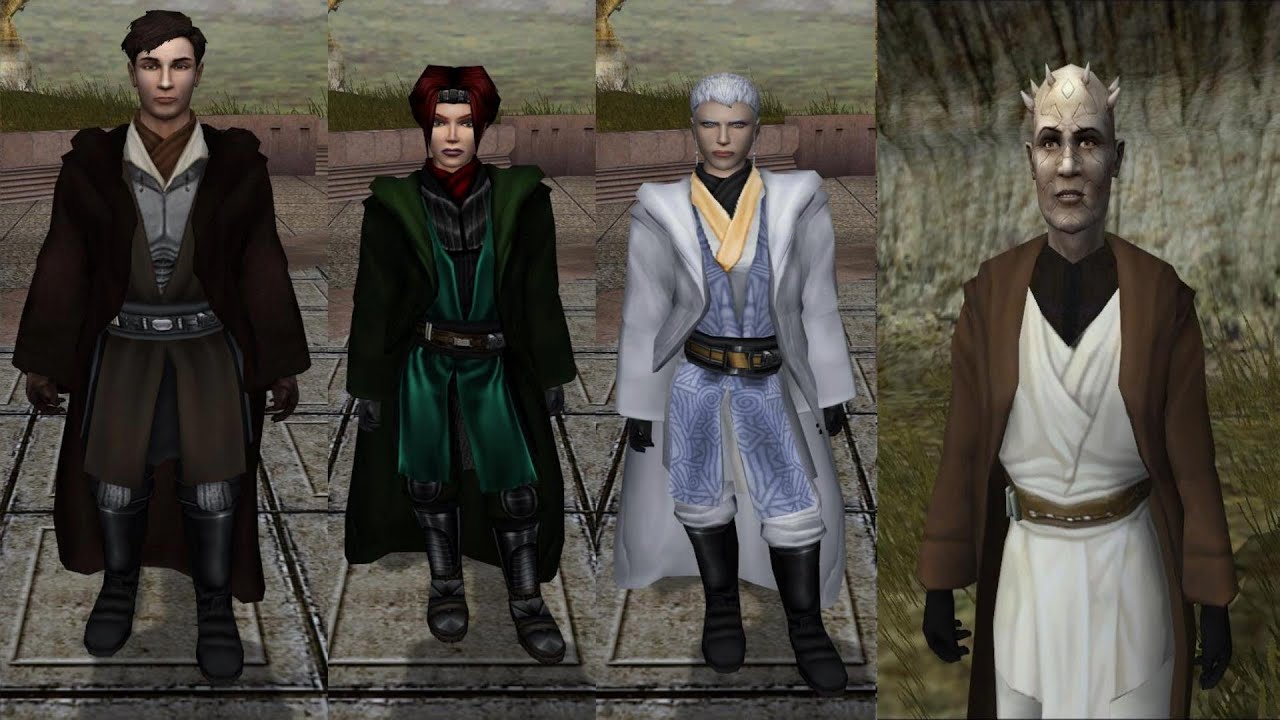 Kotor II - Быстрый способ сделать всех компаньонов (кто может) джедаями (светлый щит, мужчина)