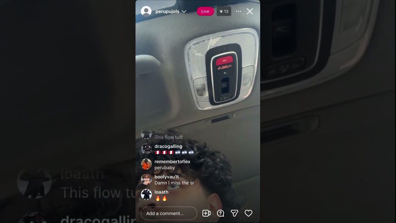 perubaby plays new unreleased on IG live (12/28/25)