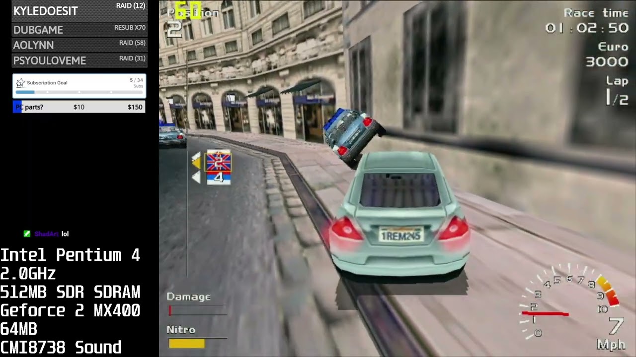 2001 Eurojank Europe Racer adventure mode playthrough on Windows 98