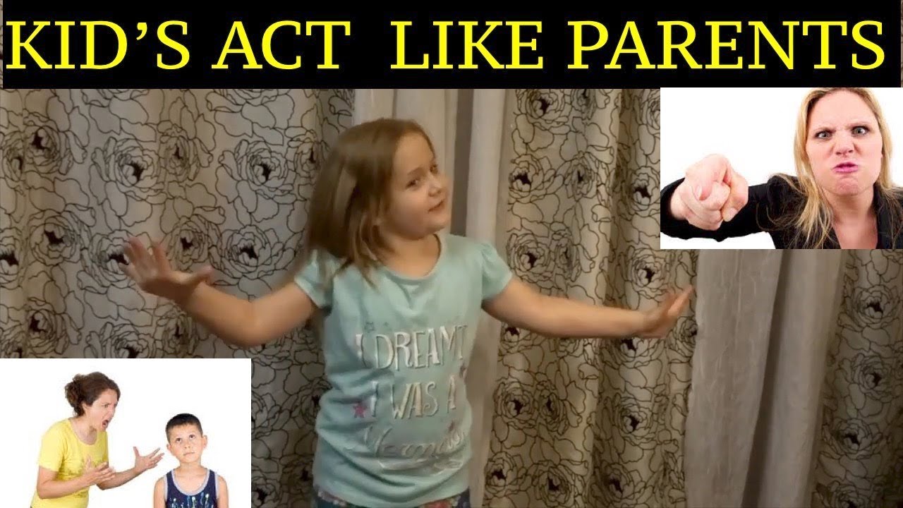 KID'S ACT LIKE THERE PARENTS !! ( SUPER FUNNY ) !!!!