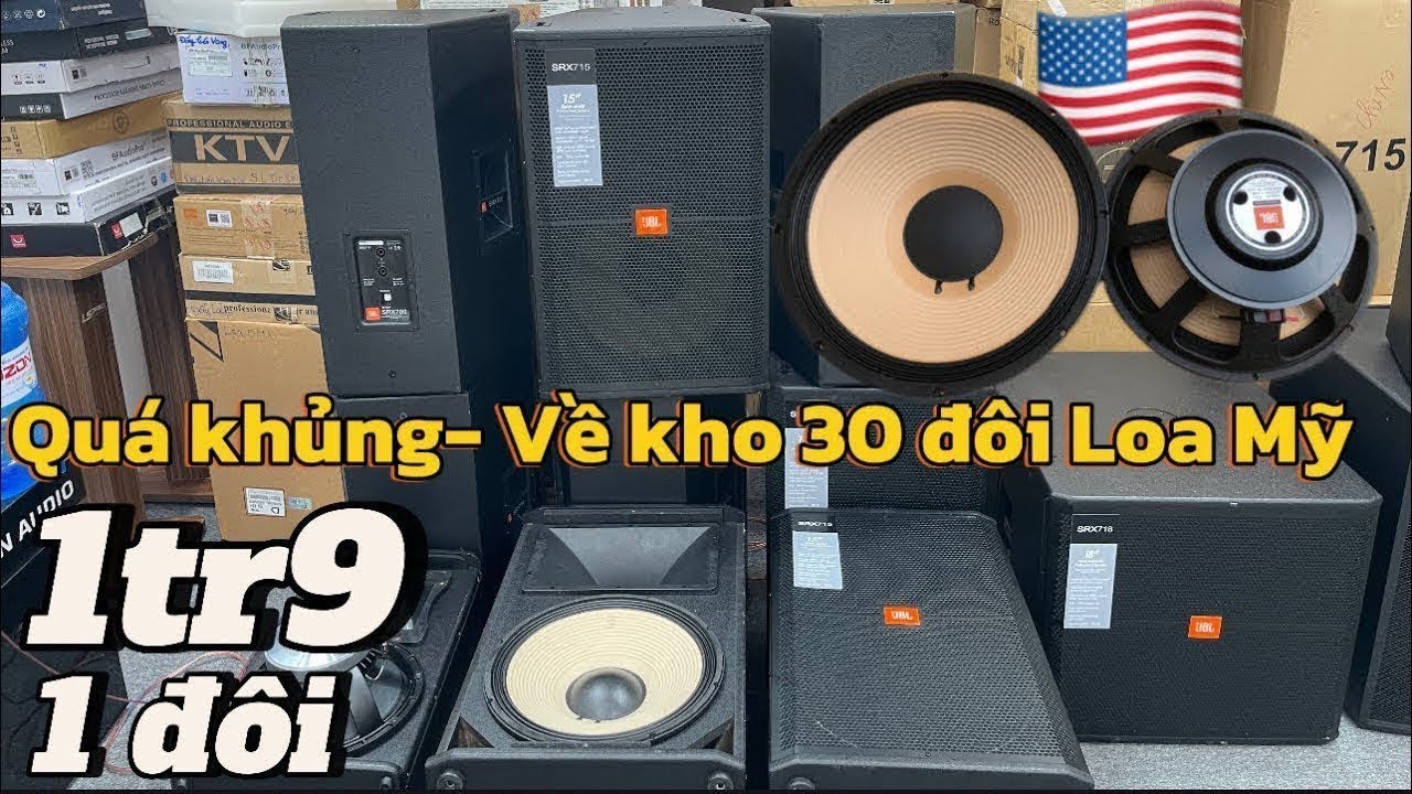 Tháo phòng được 25 đôi loa Bãi Ful30 giá rẻ quá Eric Muf . Djk. Nexo JbL40 giá trên 2tr-1 đôi 