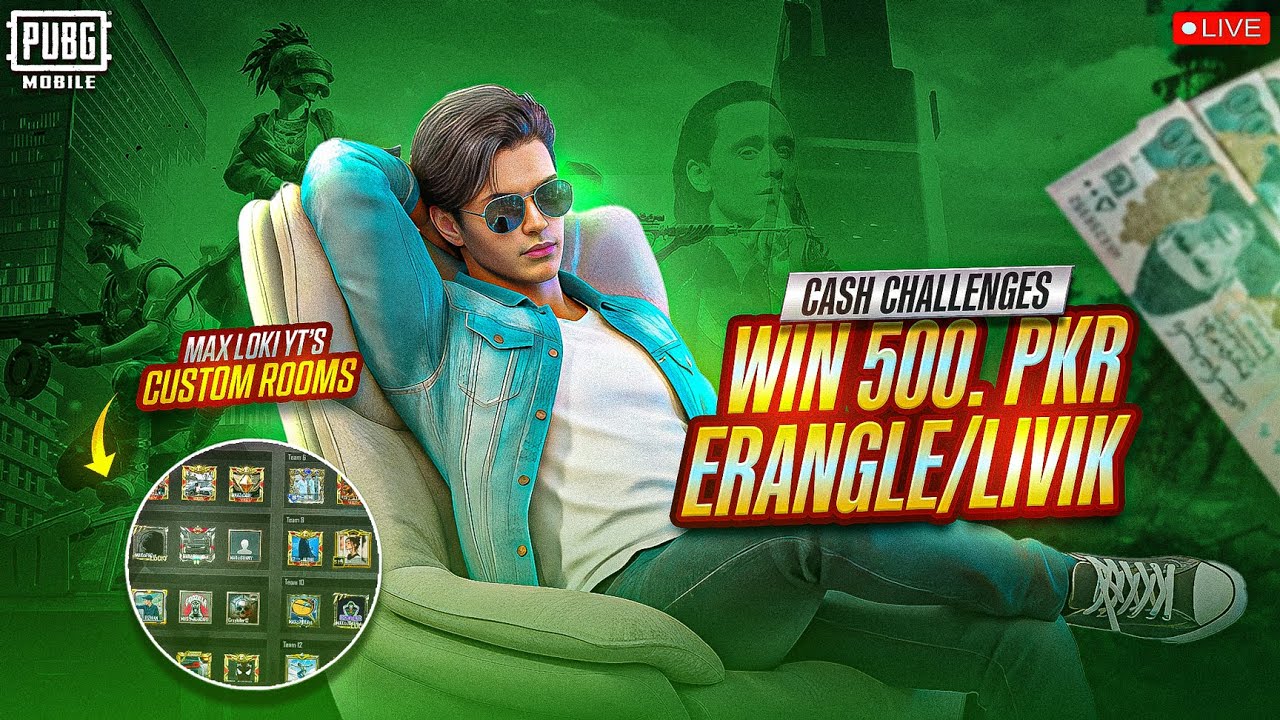 PUBG MOBILE LIVE CUSTOM ROOMS CHALLENGES - UC GIVEAWAYS #maxgujjaryt #pubgmobile #live #paksitan