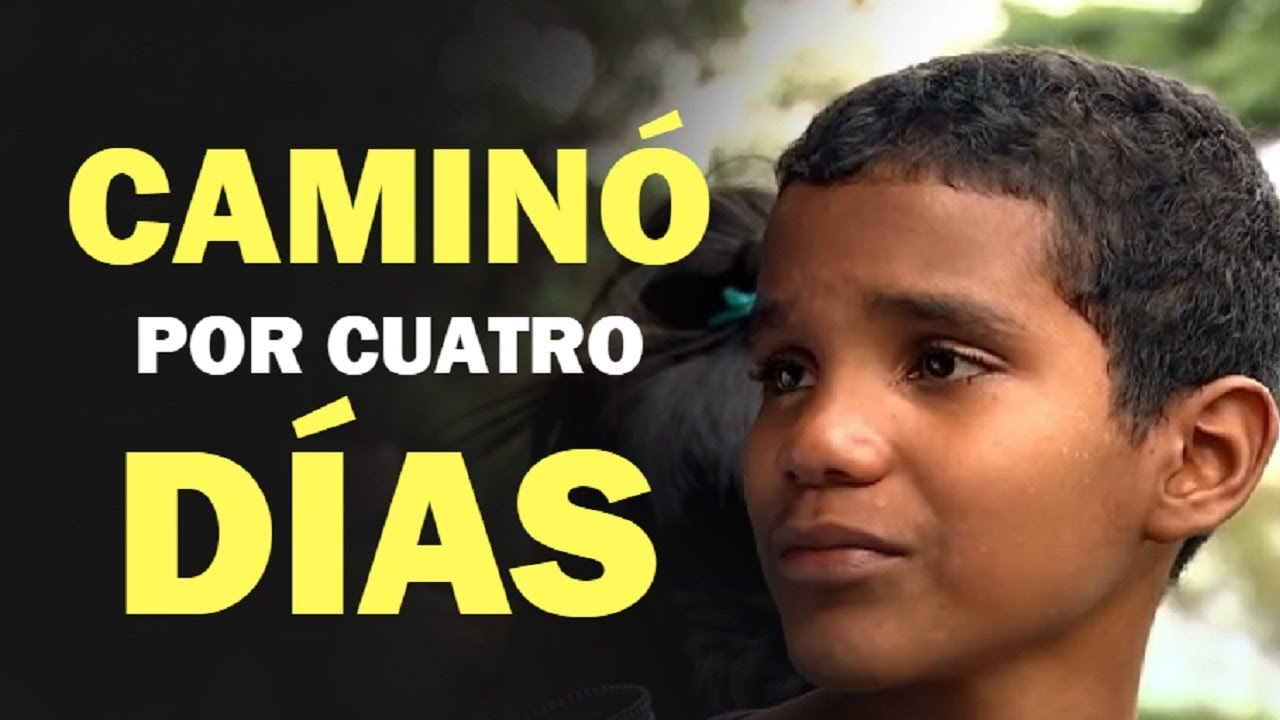 Niño migrante narra el drama que vive con su familia tras cuatro días de intensa caminata