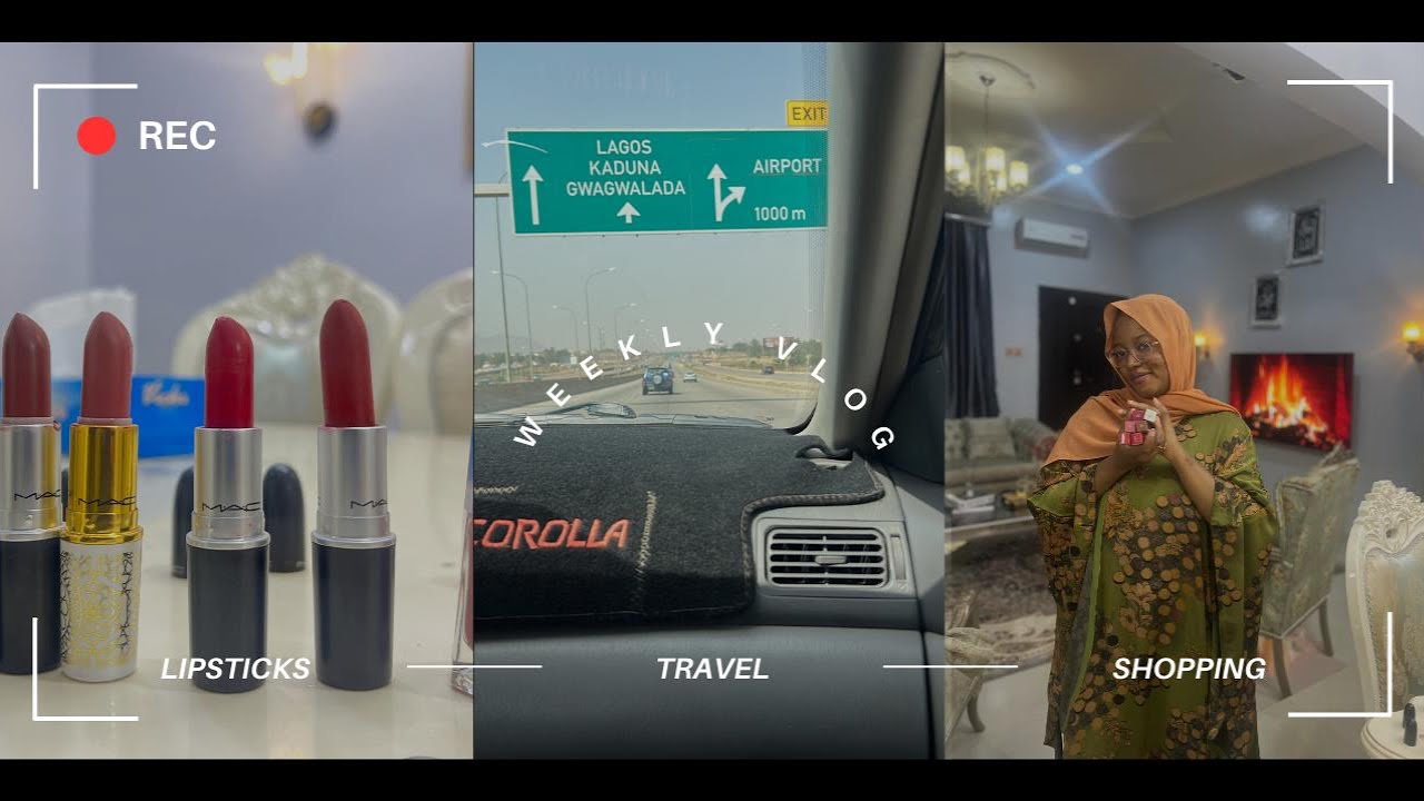VLOG:  Traveling back to Gombe| my shop tour | Mac lipsticks review| cooking | aesthetic | fenty lip
