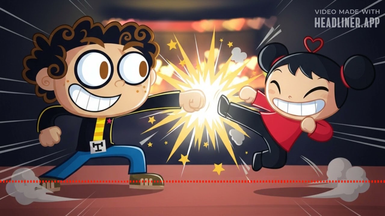 Видеоклипы с голосом Эль Тигре из Nickelodeon All Star Brawl 2: Голос против Пукки, 2021, Заглавн...