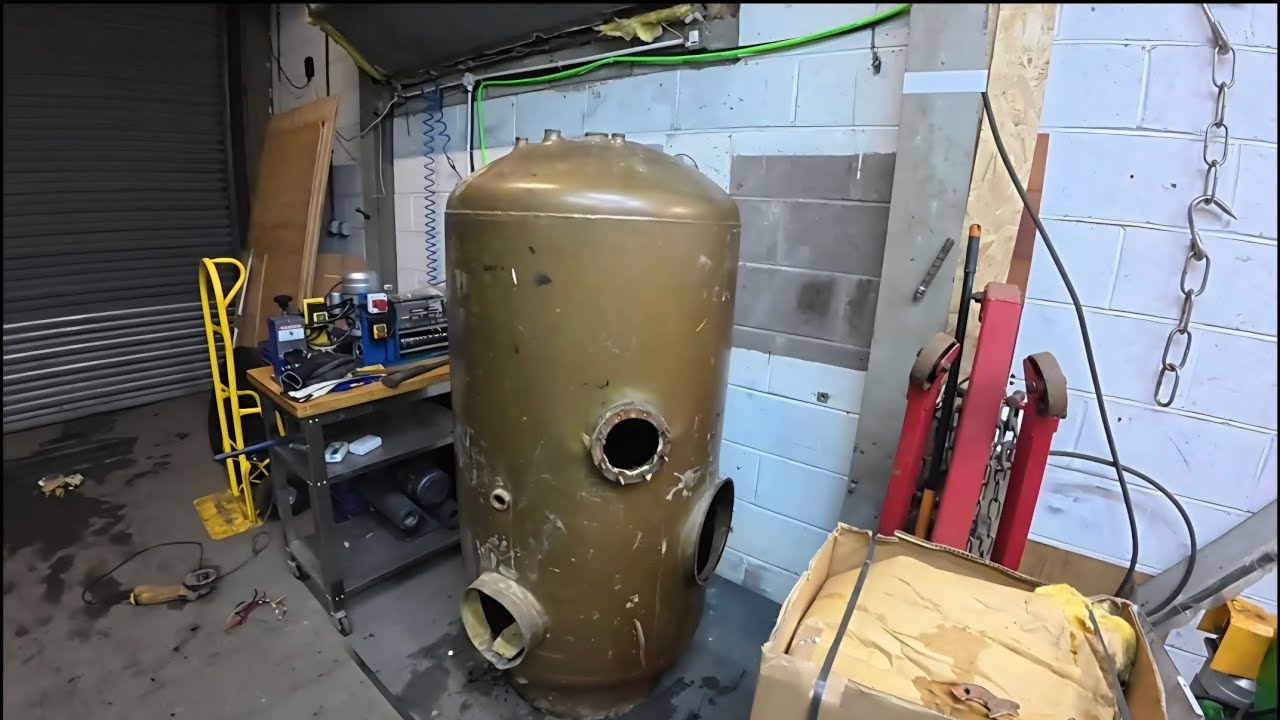 A massive copper tank!