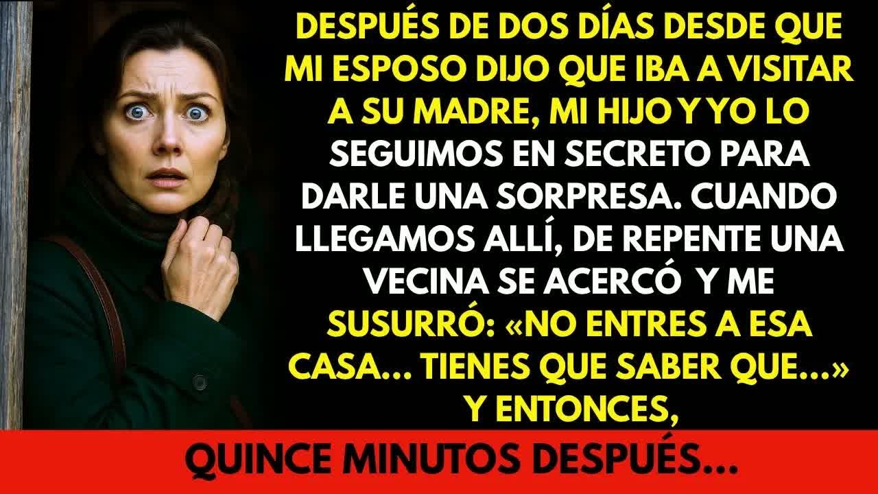 «¡No entres!», me dijo la vecina al llegar a la casa de mi suegra    Quedé en shock al ver lo qu