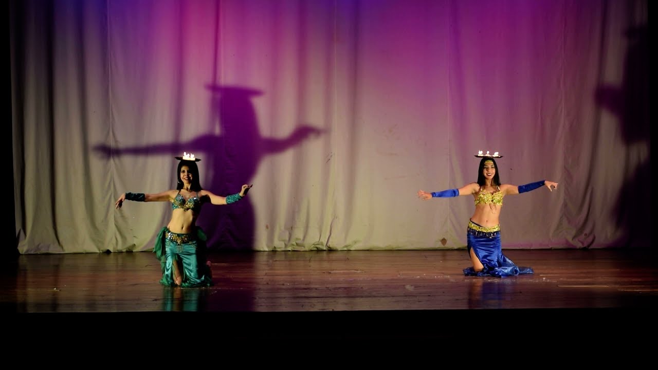 Danza árabe / velas bandeja - Raks Al Senneya - Bellydance
