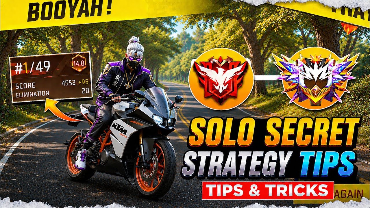 Secret Strategy Revealed 😨 | Solo BR Rank Push Tips And Tricks | #freefire