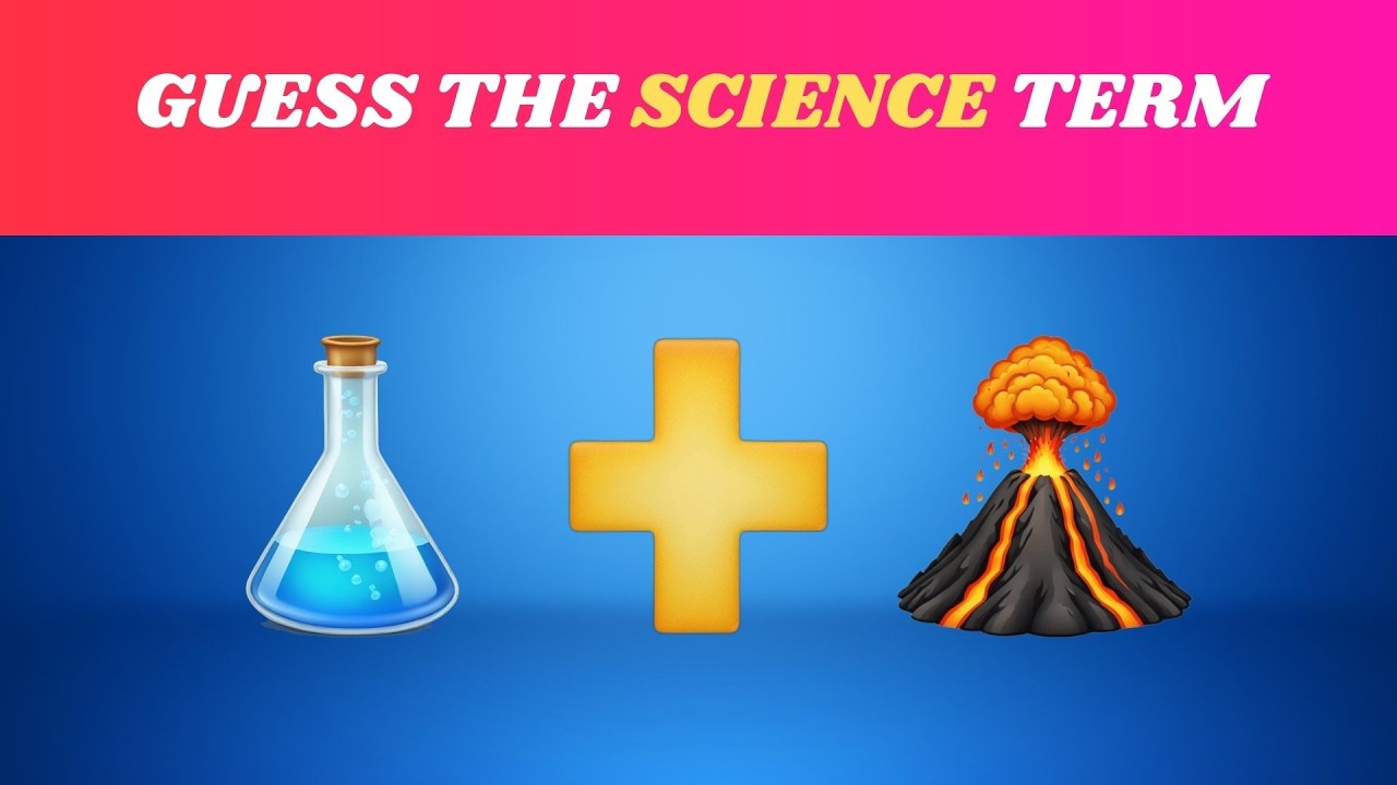 Guess The Science Word By Emoji 🧠🔬 | 25 Hard Questions | Only Smart Minds Can Solve!