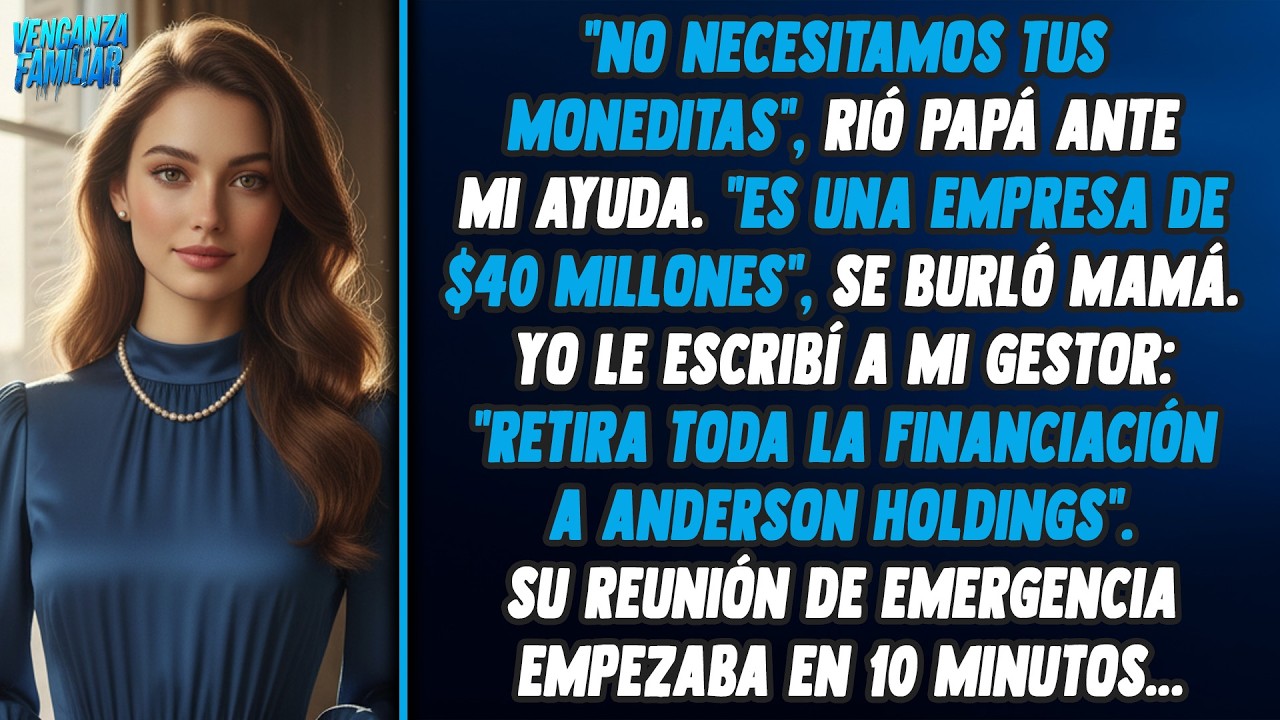 Mi familia rechazó mi oferta de 300k, ignorando que yo controlo todas sus finanzas.