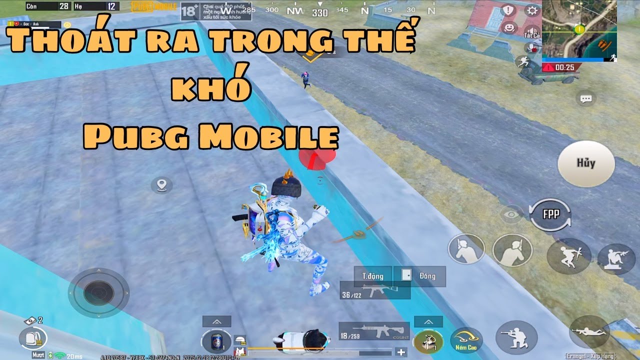 Thoát Ra Trong Thế Khó ! Di Chuyển Bắt Địch Pubg Mobile
