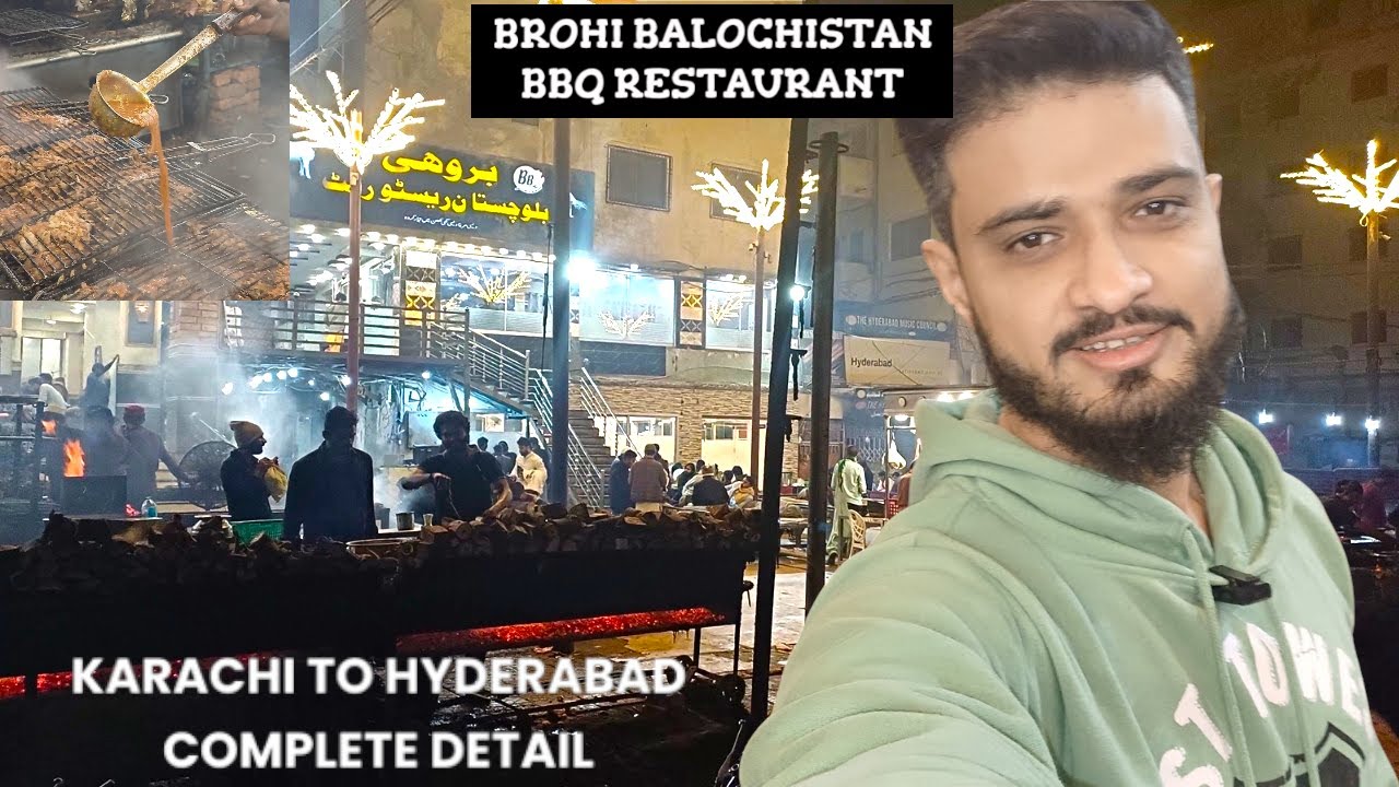 Karachi to Hyderabad | Brohi Balochistan BBQ Restaurant | Travel with Salman | Total Trip Expense