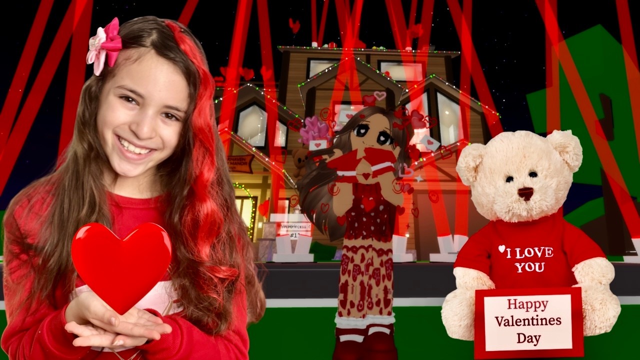 Я сшила наряд ко Дню святого Валентина и украсила дом своей мечты! Roblox Brookhaven 🏡 RP