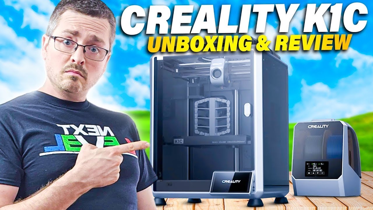 3D-принтер Creality K1C — новый стандарт среди принтеров стоимостью менее 1000 долларов — распако...
