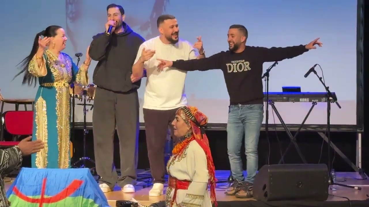 Dancing Farida Al Hoceima and Millouda. Public goes into extacy. Utrecht 2026. Amazigh. 