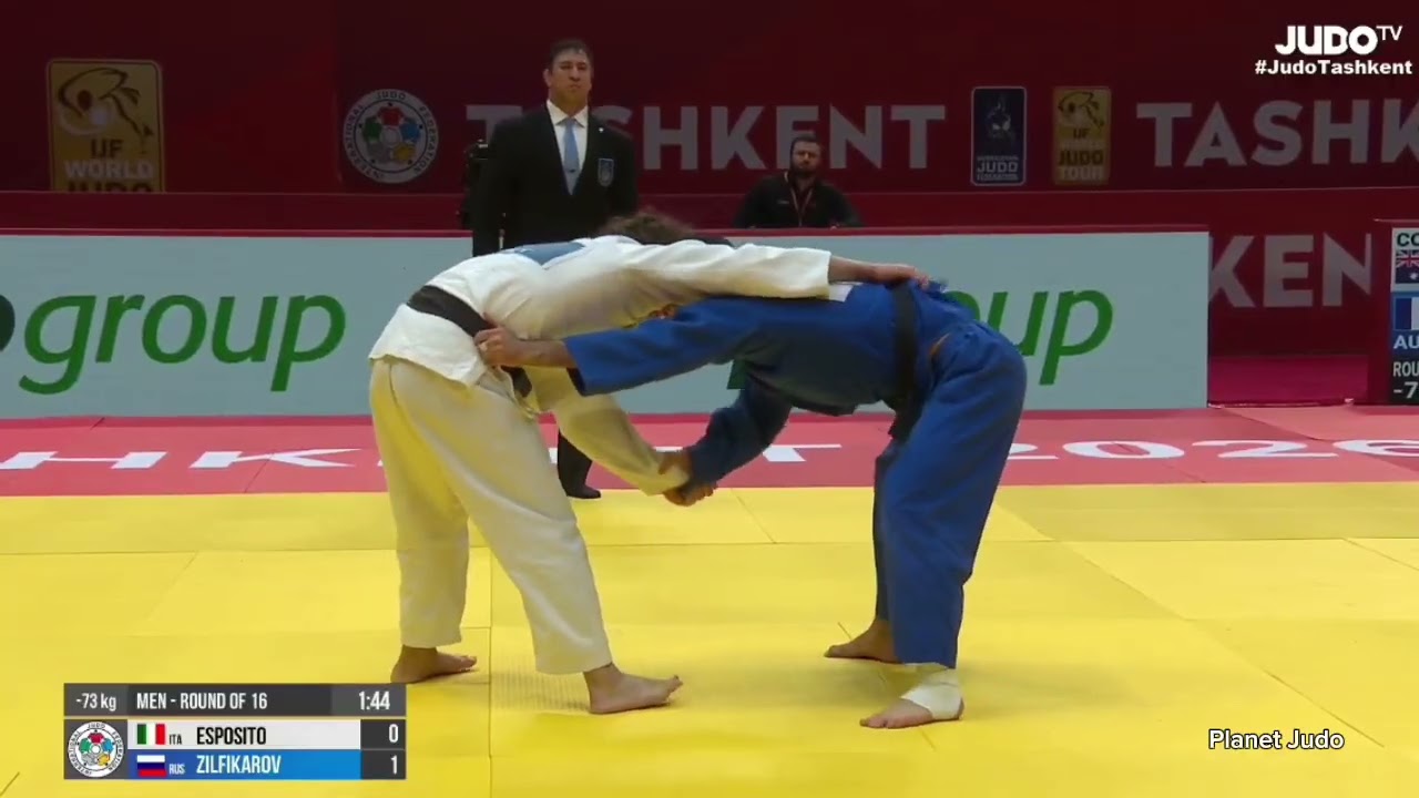Giovanni ESPOSITO 🇮🇹 🆚️ Shamil ZILFIKAROV 🇷🇺 | 1/8 финала/-73кг | Большой Шлем Ташкент 2026