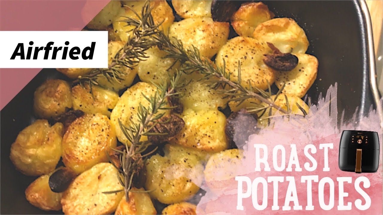 Air Fry best golden roast potatoes with duck fat - Philips AirFryer XXL Avance HD9651/91 AIRFRY