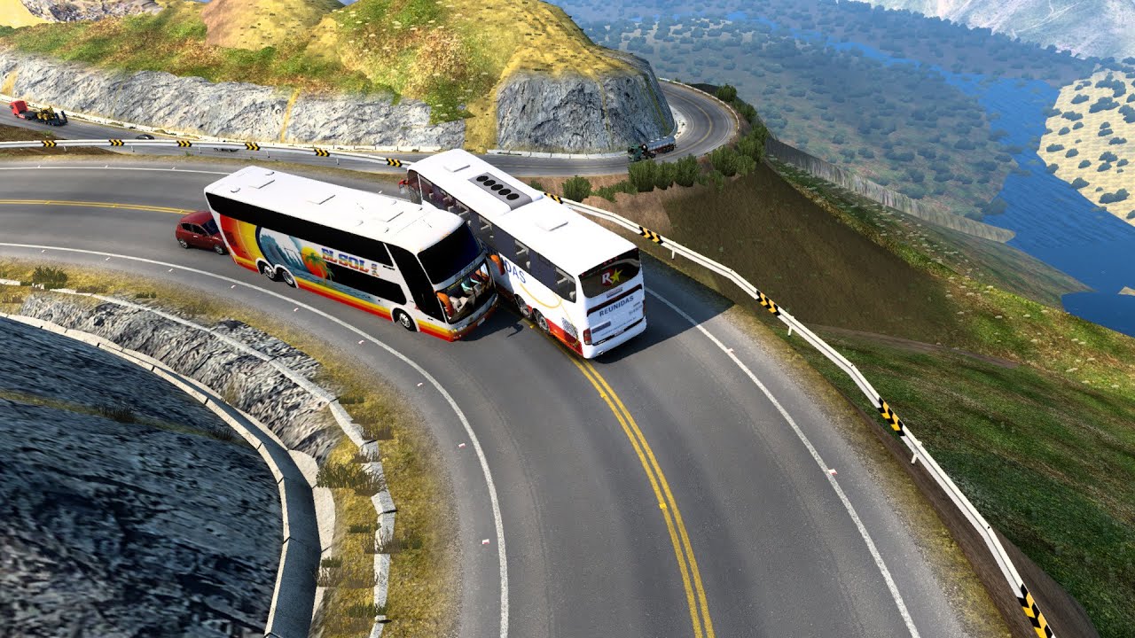 Carreteras Peligrosas De Peru | Curvas Mortales De Ayacucho-Huaytara |  Scania Marcopolo G6 1200