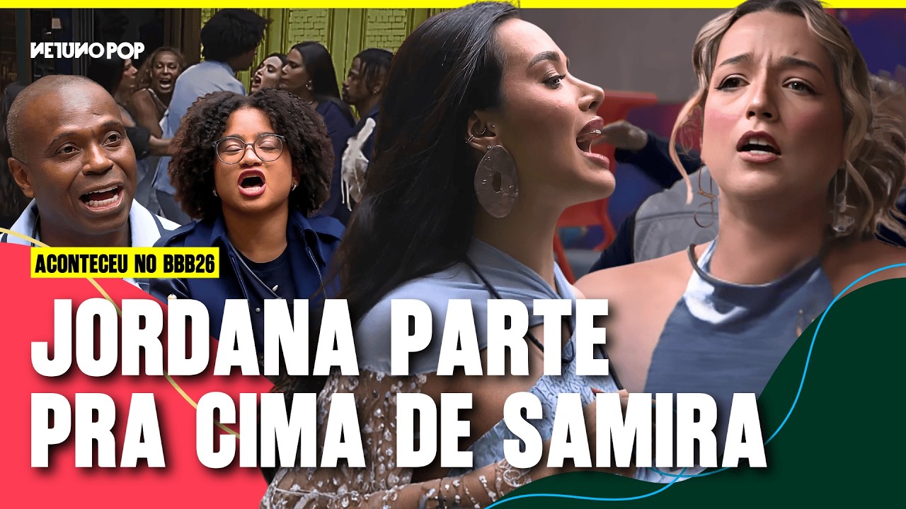 Sincerinho BBB 26 | Jordana parte pra cima de Samira e Milena troca farpas com Edilson Capetinha