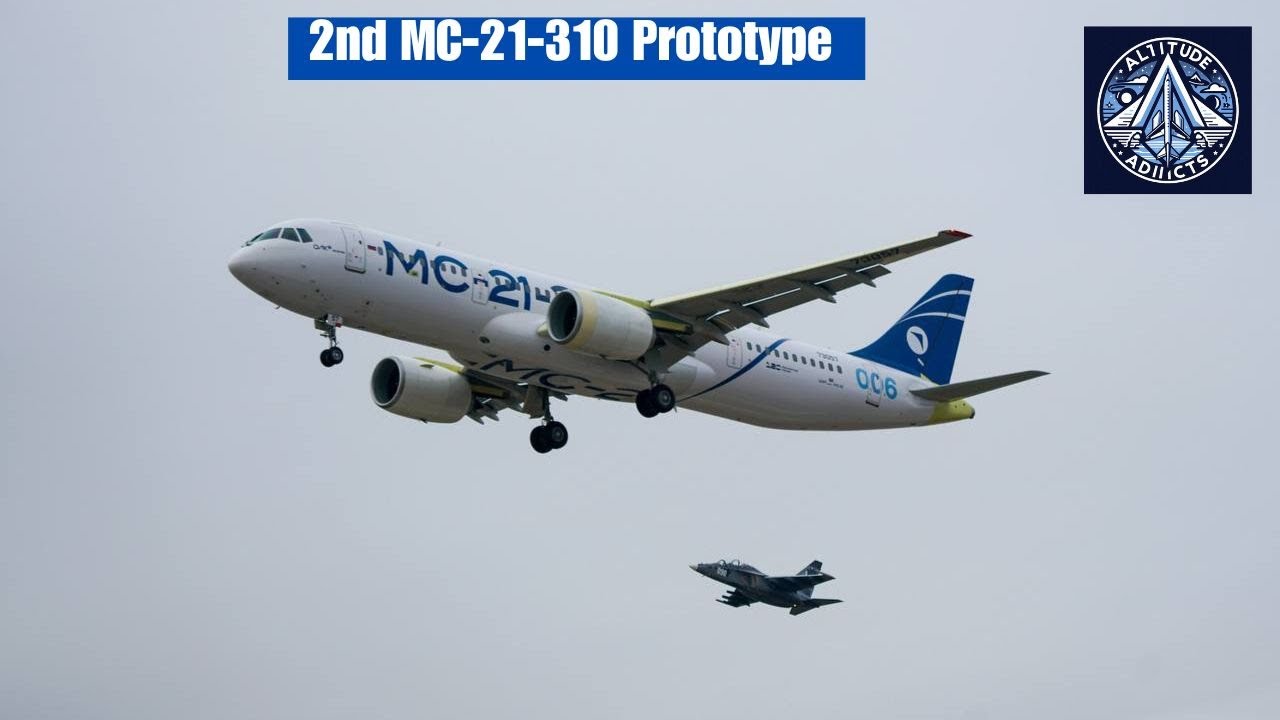 Второй отечественный самолет MC-21-310 совершил первый полет в Иркутске!