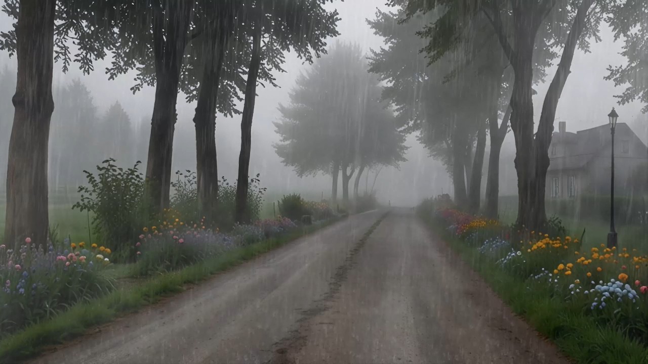 Tranquil Rainfall Sounds for Mental Stillness and Restful Sleep | Gentle Rain Ambience