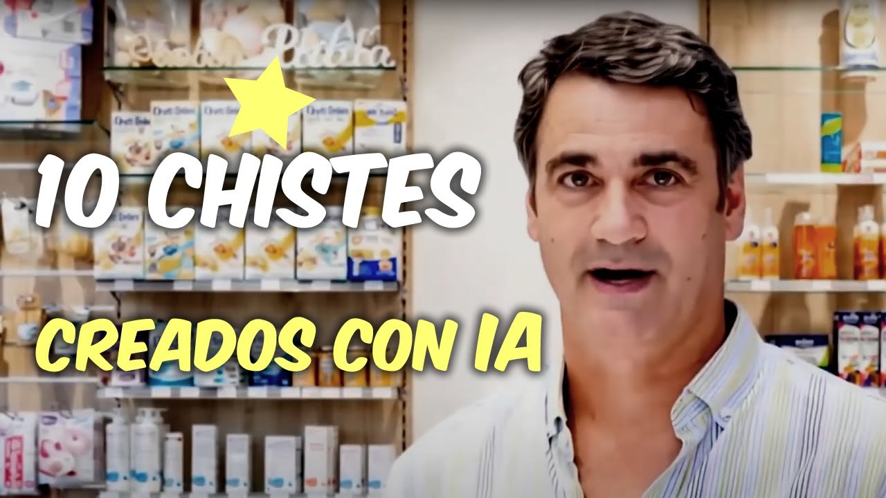 10 chistes graciosos cortos creados con IA 🤖 | Humor inteligente y absurdo