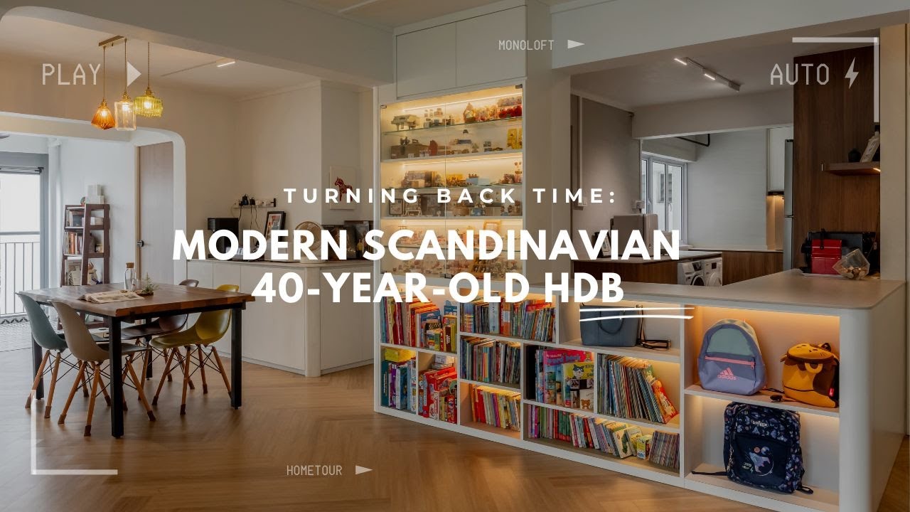 HDB Renovation: 40-Year-Old HDB Flat Turned into a Warm, Modern Sanctuary