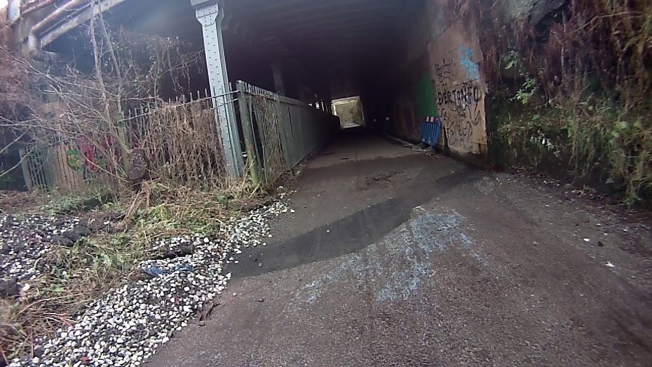 Bromborough Dock to Port Sunlight cycle route FLOODED Feb 2021