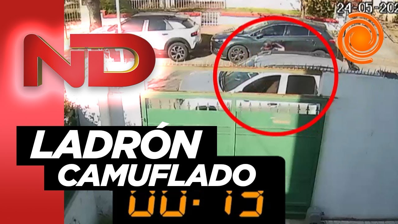 Córdoba: disfrazado de delivery, rompió el vidrio de un auto y robó una cartera