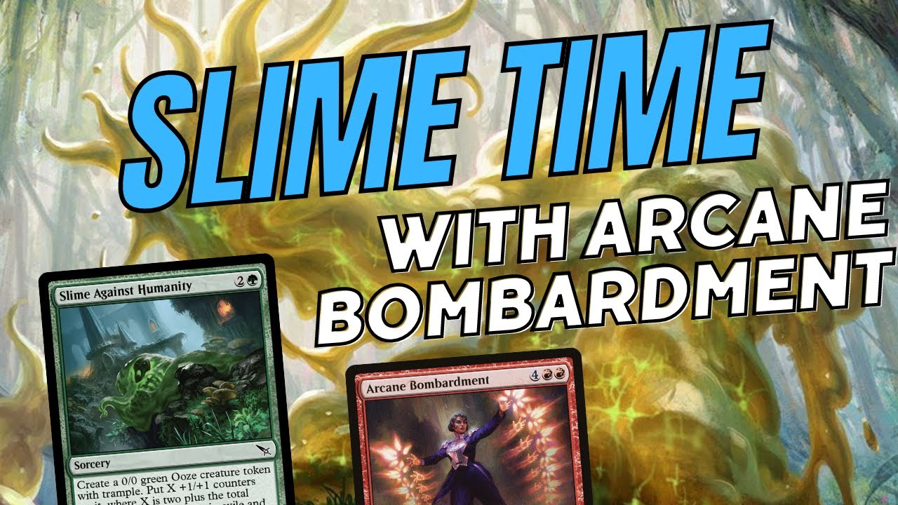 Slime Time with Arcane Bombardment 🔵🔴🟢 MTG Arena standard