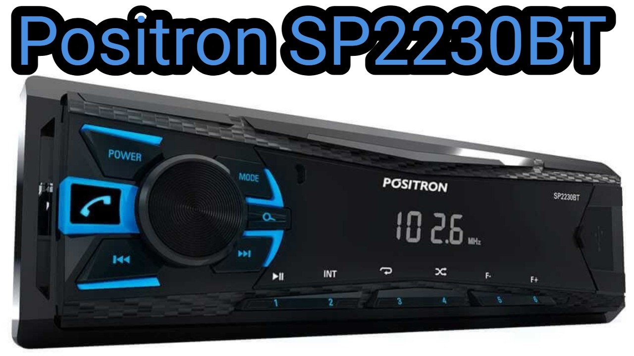 Som automotivo #positron Sp2230bt #bluetooth Usb R&aacute;dio Amplificador de &Aacute;udio Classe D vale a pena?