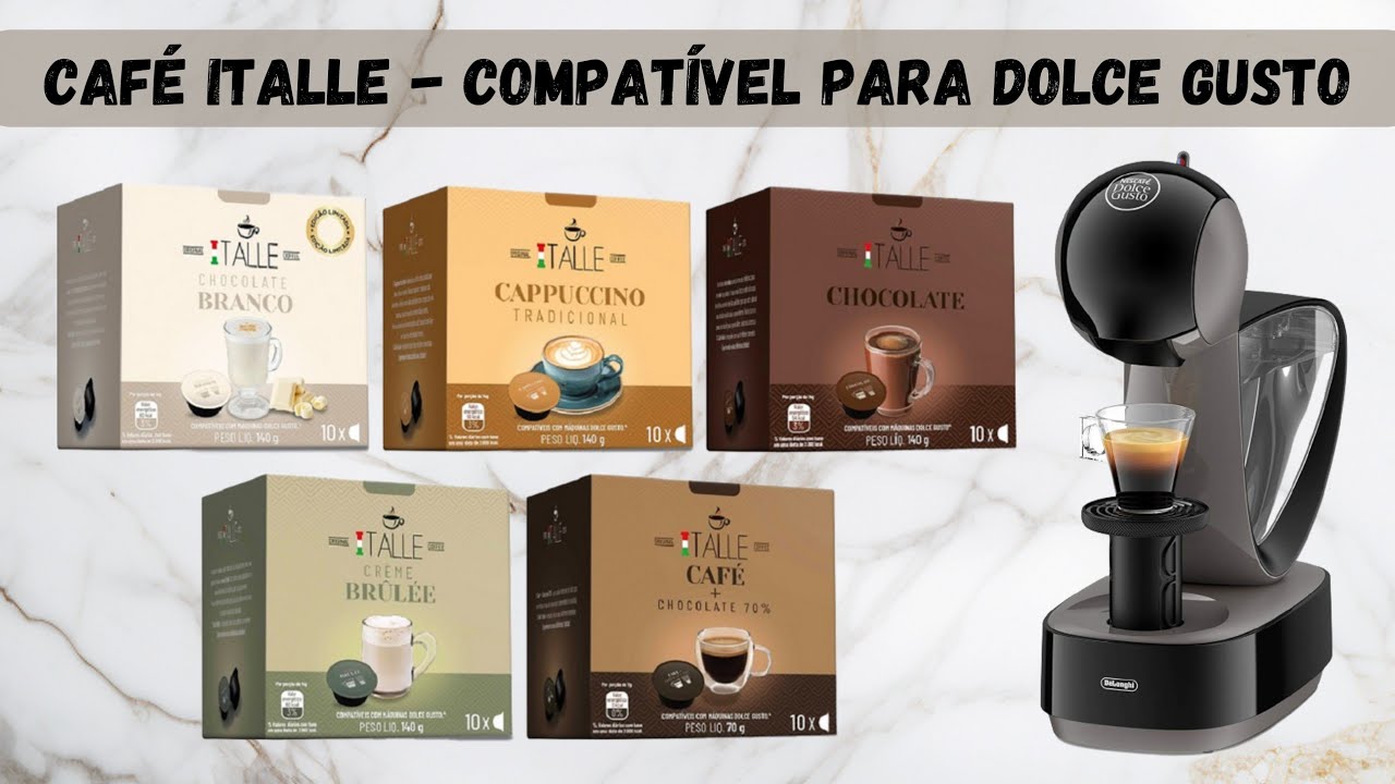 CAFÉ ITALLE: Provando Cápsulas para a DOLCE GUSTO