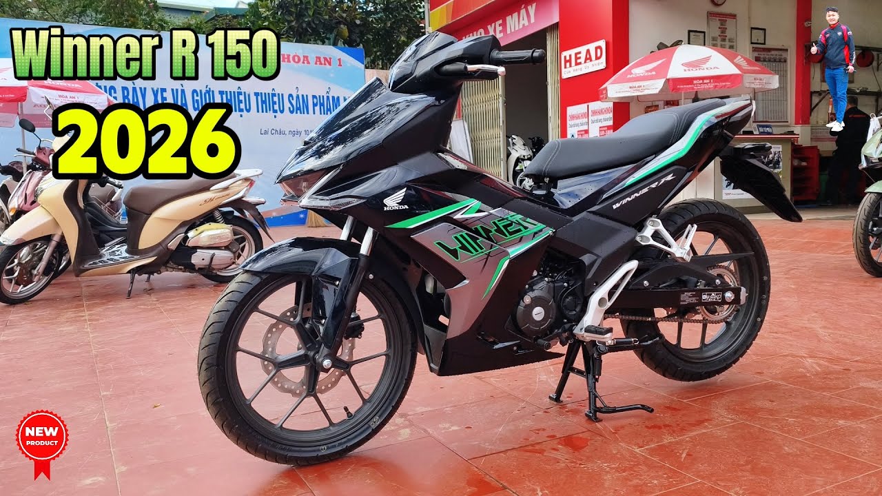 Honda Winner R 150 2026  – Glossy Black– Walkaround – Tuan Top5